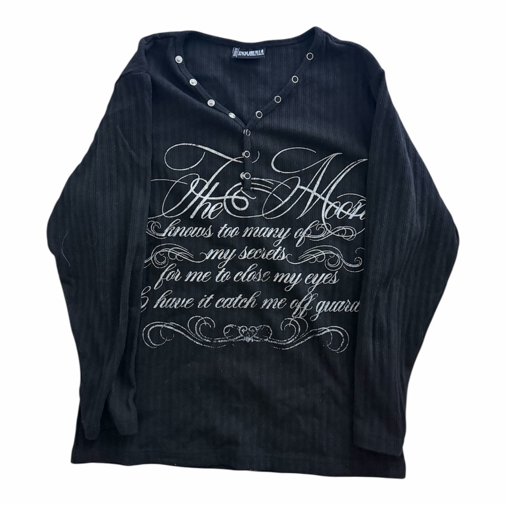 Insomnia Visuals Moon Ribbed longsleeve